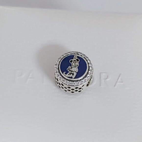 Pandora 2022 Minnie Mouse Hanukkah Menorah Bead Charm S925 Silver with box - Picture 2 of 5